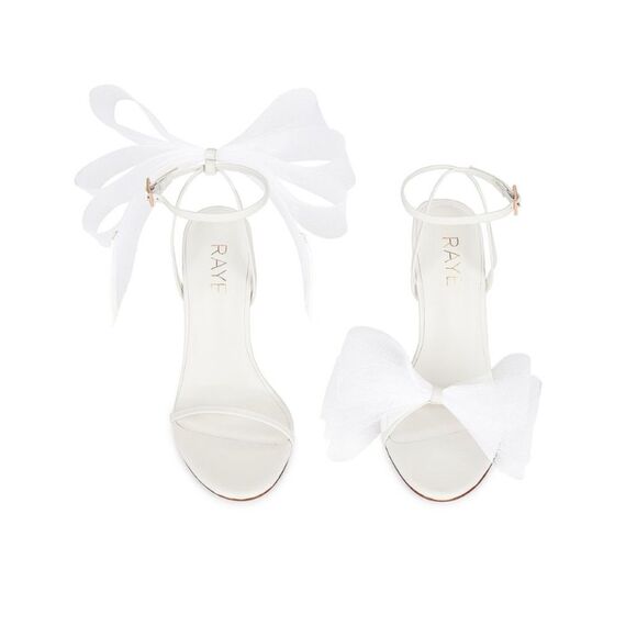 RAYE Bubbly Heel in Ivory White Size 8 / Néw No Box - Picture 7 of 12